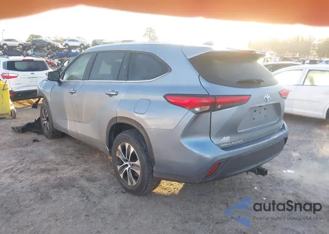 2021 Toyota Highlander Xle из США, поврежденный, VIN 5TDGZRAH7MS081286